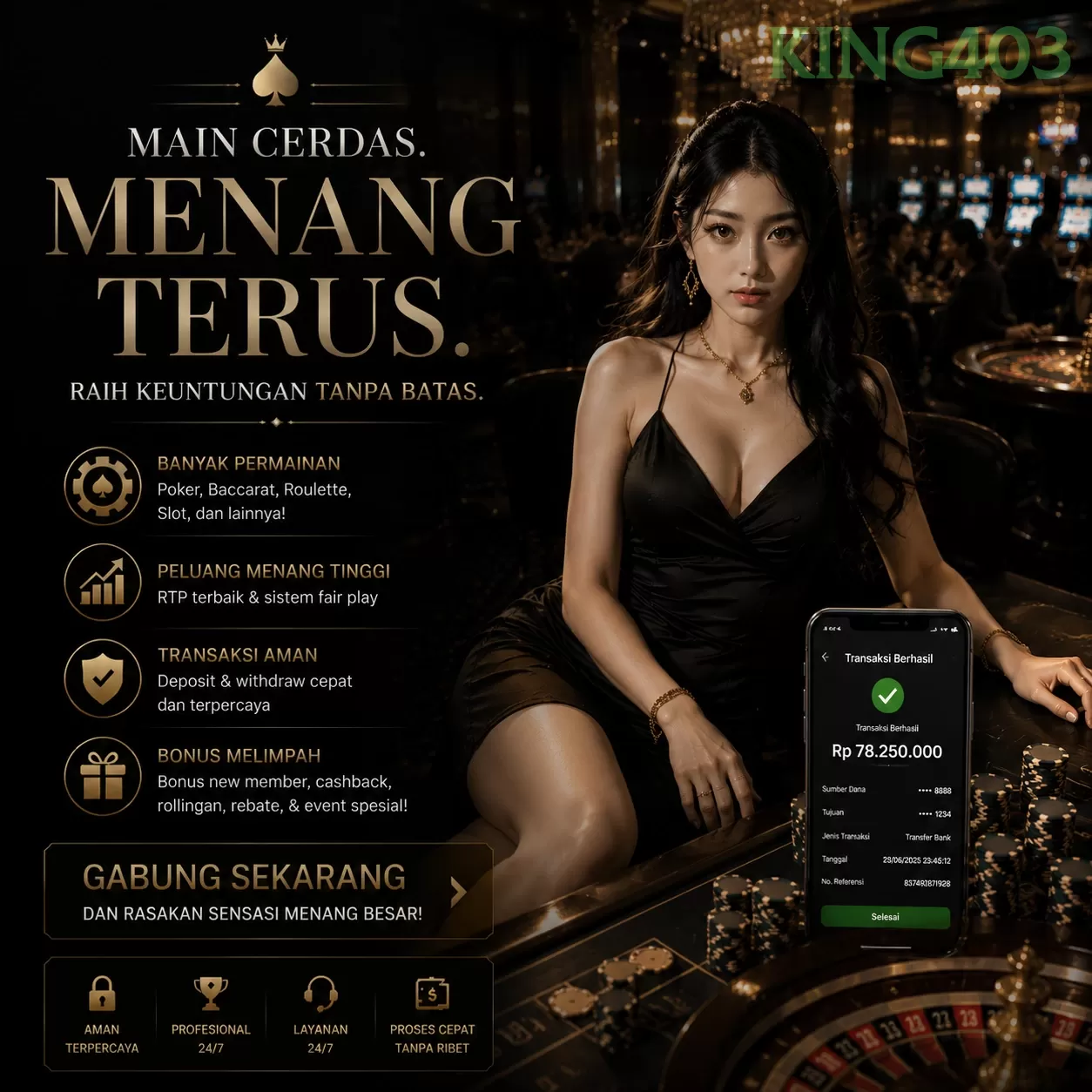 BONUS GARANSI KEKALAHAN SALDO KEMBALI 100_ promotion image